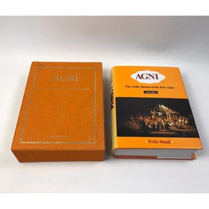 Agni The Vedic Ritual of the Fire Altar Frits Staal Volumes 1 and 2 Slip Covers - Picture 1 of 18