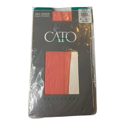 Pantimedias Cato Años 80 Vintage Geranio Talla A Foto 1 de 4