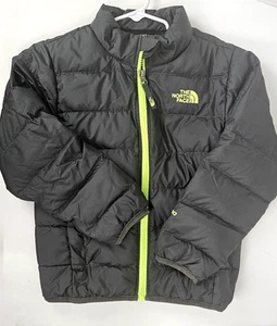 The North Face 550 Gray/Green Zipper Lightweight Jacket ~ Boy's Size X/S TP 6 - Picture 1 of 11