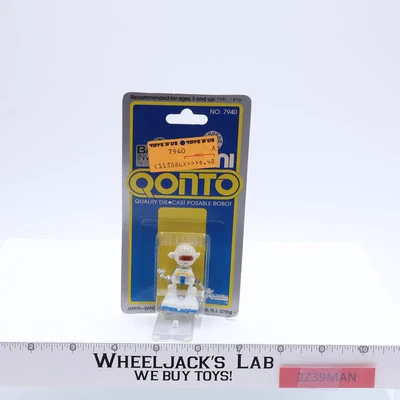 Mini Qonto Die-Cast Metal Robot WHITE #7940 Bandai America Figure NEW SEALED - Image 1 of 4