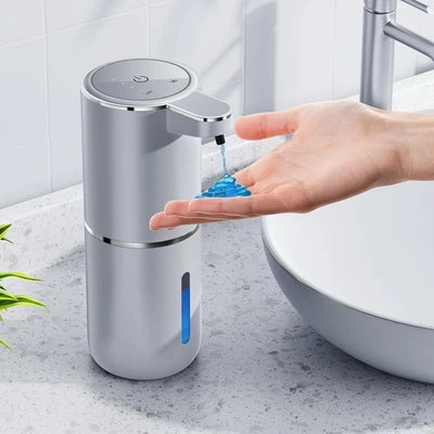 Automatic Liquid Soap Dispenser,380ml Wall Mount Touchless 4 Gear Adjustable Ele - Image 1 of 4