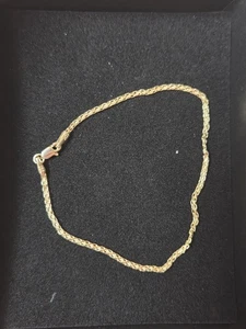 10k Gold Bracelet 2mm 7.5" Bizmark - Picture 1 of 2