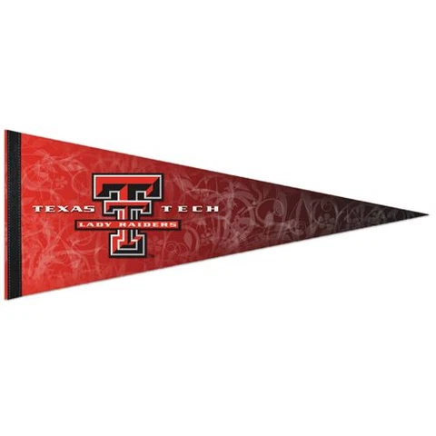 TEXAS TECH RED LADY RAIDERS ROLL UP PREMIUM FELT PENNANT 12"x30" NEW WINCRAFT Cover