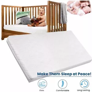 Materasso Letto Lettino Compatibile Adatto Rosso-Kite Graco 90x52x4cm Trapuntato Traspirante - Foto 1 di 7