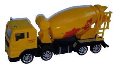 1/60 比例 MAN COE 水泥搅拌机塑料玩具模型卡车 (6.25) 玩具车! — 第 1/4 张图片