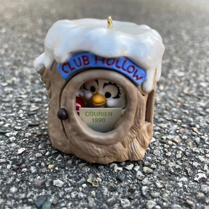 Hallmark Keepsake "Club Hollow" 1990 solo adorno para miembros - Imagen 1 de 3