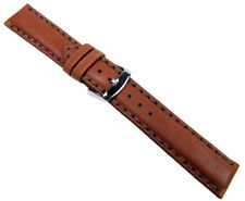 Wrist Watch Band Chronograph Leather Lamb Nappa Braun Herzog 20722S