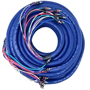 Câble Bass Rockers 50' BRmedusa avec 5 paires rca fil distant alimentateur - Photo 1/4