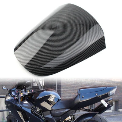 For KAWASAKI Ninja ZX-12R 00 - 08 Carbon Passenger Rear Seat Cover Fairing Cowl Foto 1 de 4