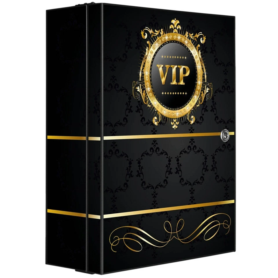 banjado Medizinschrank Arzneischrank abschliessbar 35x46x15cm Metall Motiv VIP - Bild 1 von 1