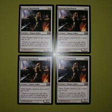 Veteran Swordsmith x4 - Magic 2010 M10 - Magic the Gathering MTG 4x