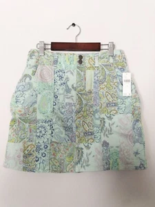 Colorful Pilcro Anthropologie Patchwork Skirt With Paisley Print - Picture 1 of 10