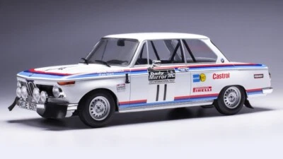MODELLINO AUTO STATICO IXO BMW 2002 #11 RAC RALLY 1973 WARMBOLD-TODT SCALA 1/18 - Immagine 1 di 4