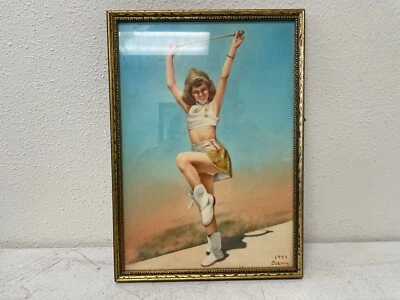 Preciosa imagen de chica pinup sexy vaquera tetona de los años 50 Foto 1 de 4