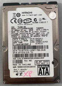Hitachi HTS722080K9A300 80GB SATA II 2.5" 7200RPM Hard Drive Tested Wiped - Picture 1 of 5