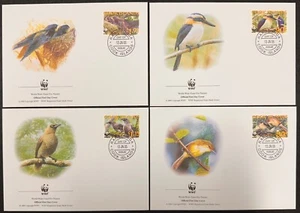 Cook Islands #1270-3 FDC 2005 World Wildlife Fund Set of 4 Official Covers *d - Picture 1 of 1