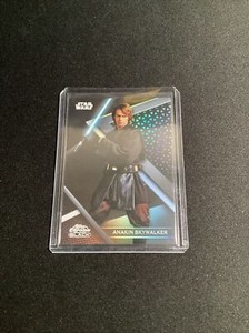2022 Topps Star Wars Chrome Black REFRACTOR Anakin Skywalker # 144/199