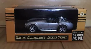 1965 SHELBY COBRA 427 S/C SILVER SHELBY COLLECTIBLES LEGEND SERIES DIECAST - Picture 1 of 5
