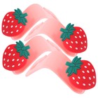 4pcs Car Seats Headrest Hooks Strawberry Car Backseat Hooks Backseat Organizer