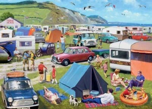 Ravensburger Leisure Days No 5 Camping & Caravanning Jigsaw Puzzle (1000 Pieces) - Picture 1 of 3