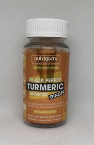 Turmeric Gummies Black Pepper Ginger Nutrigums Nutrition **** BBE 05/2024 **** - Picture 1 of 11