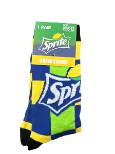 Lustige Anzugsocken mit Sprite-Thema für Herren Größe 6-13 - Bild 1 von 2