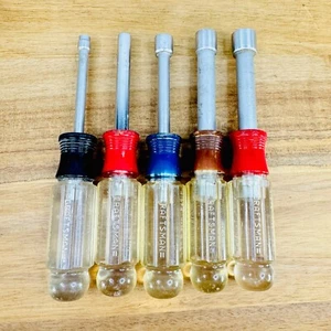 Lote de 5 Drivers de Tuercas Craftsman De Colección EE. UU. 3/16" 1/4" 3/8" 1/2" 7/16" - Imagen 1 de 8