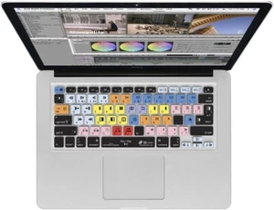 Keyboard Cover for MacBook Unibody (MC-M-CC-2),Clear with colored buttons - Picture 1 of 1
