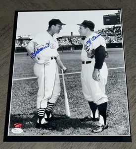 Stan Musial & Yogi Berra Signed 11x14 Cardinals & Yankees Glossy Photo JSA & STM - Picture 1 of 6