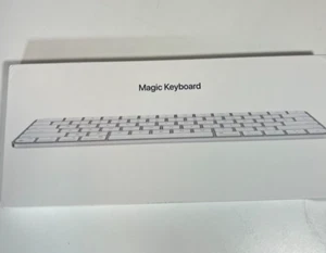 NEW Open Box Apple Magic Keyboard White Gray Silver USB-C - Afbeelding 1 van 5