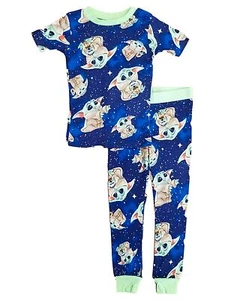 Star Wars Boys Blue Baby Yoda Pajamas T-Shirt & Bottoms Sleep Set - Picture 1 of 1