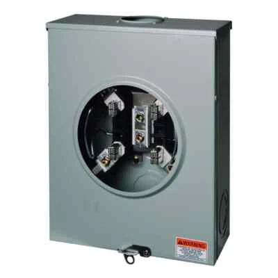 Enchufe cuadrado de metro D 200 amperios bocina sin anillo derivación exterior subterráneo Foto 1 de 4