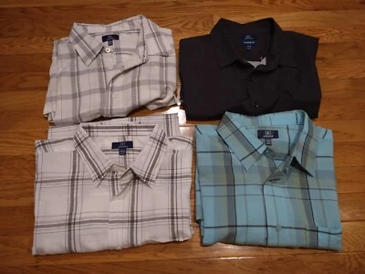 Lote de 4 camisas de vestir informales grandes George Foto 1 de 4