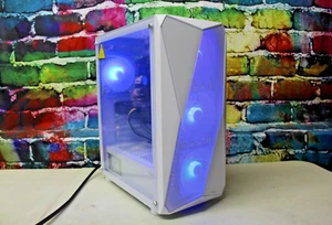 Custom RGB Gaming Desktop PC Intel Core i7 3.40 Quad 16 GB SSD Nvidia 1660 Super - Picture 1 of 13