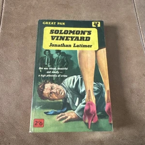 Jonathan Latimer - Solomon's Vineyard, 1961 UK Great Pan paperback - Picture 1 of 2