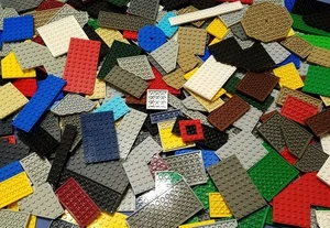 LEGO Bulk Lot of 1 Pound Larger Plates Pieces Clean Genuine 1 LB Grab Bag - Picture 1 of 1