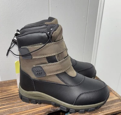 Botas de Invierno Termolite Talla 1 Niños Todo en Movimiento Color Verde Oliva Cuero Nuevas Foto 1 de 4