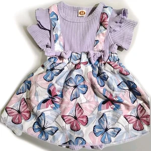 Schmetterling Tutu Kleid Mädchen 0-3 Monate - Bild 1 von 2