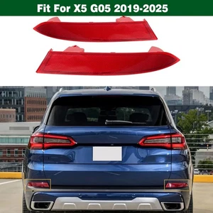 Pair Rear Lower Bumper Reflector Tail Signal Lamp Panel For BMW X5 G05 2019-2025 - Bild 1 von 17