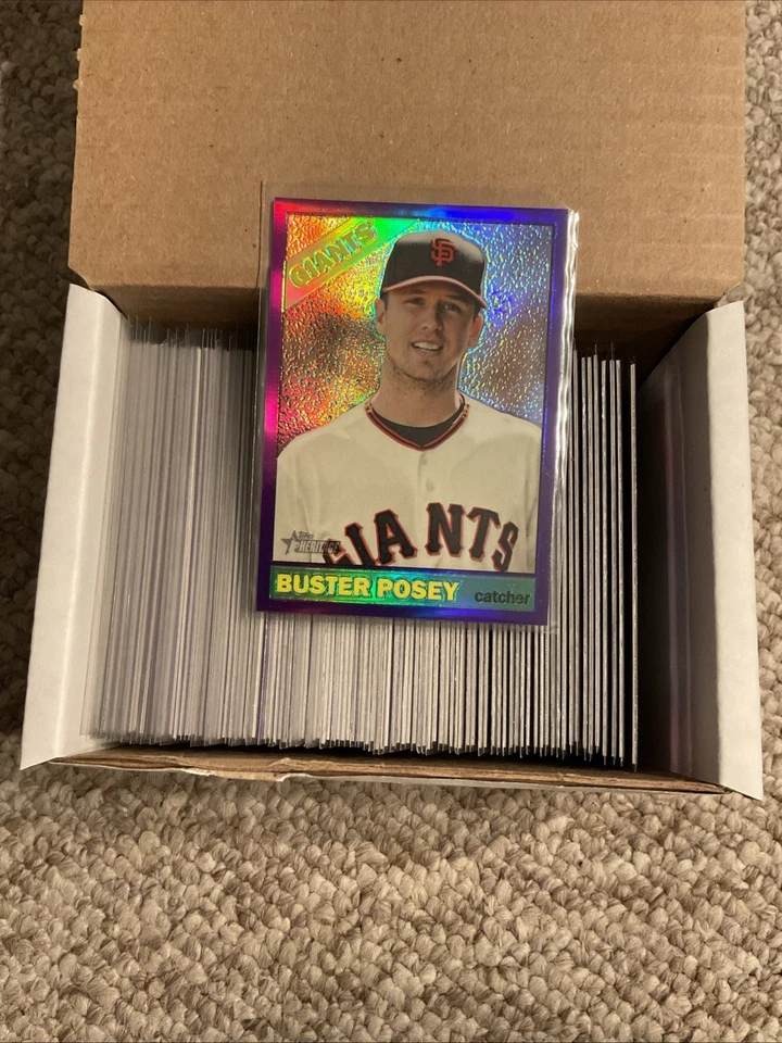 2015 Topps Heritage Chrome Purple Refractor Insert THC Base & High # SP You Pick - Image 1 of 1