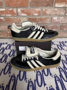 Size 11.5 Adidas Samba Pony Tonal Wales Bonner Core Black Preowned Original Box - Picture 1 of 6