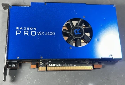 Tarjeta de gráficos AMD Radeon PRO WX5100 8 GB 4X DisplayPort de alto perfil - probada Foto 1 de 4