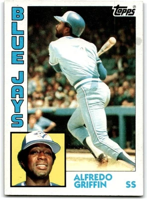 1984 Topps Alfredo Griffin Toronto Blue Jays #76 - Image 1 of 2
