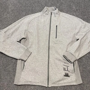 UFC Jacket Mens XL Grey Full Zip Performance Pockets MMA Fight Night Sweater - Picture 1 of 9