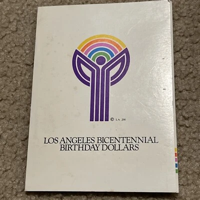 Los Angeles bicentennial birthday dollars original folder - Image 1 of 4