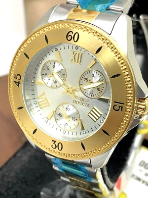 Reloj para mujer Invicta 21685 Angel cuarzo esfera plateada dos tonos acero inoxidable Foto 1 de 4