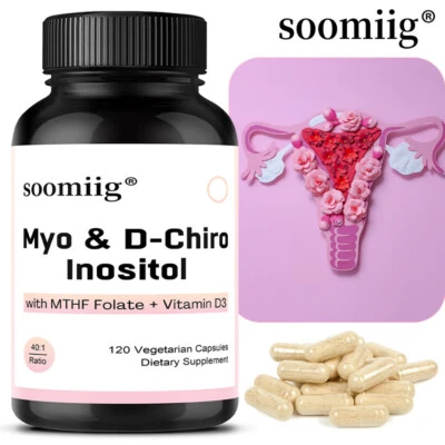 SOOMIIG Myo & D-Chiro Inositol-Ergänzung – Hormongleichgewicht und gesunde Eierstöcke