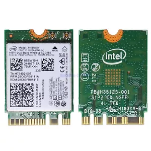 Tarjeta WiFi Lenovo Intel Dual Band Wireless AC 3165 3165NGW 433Mbps BT 4.0 00JT497 - Imagen 1 de 10