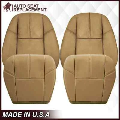 2007 To 2013 GMC Sierra and  Chevy Silverado Tahoe Upholstery Seat cover Tan-333 - Image 1 of 4