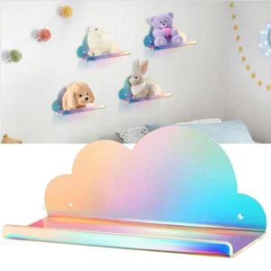 Wall Mounted Floating Shelf Wall Mounted Doll Picture Display Shelves Home Decor - Picture 1 of 10